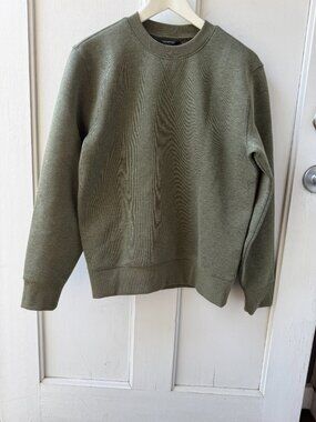 NEW Banana Republic Scuba Crew, Olive Heather, XS